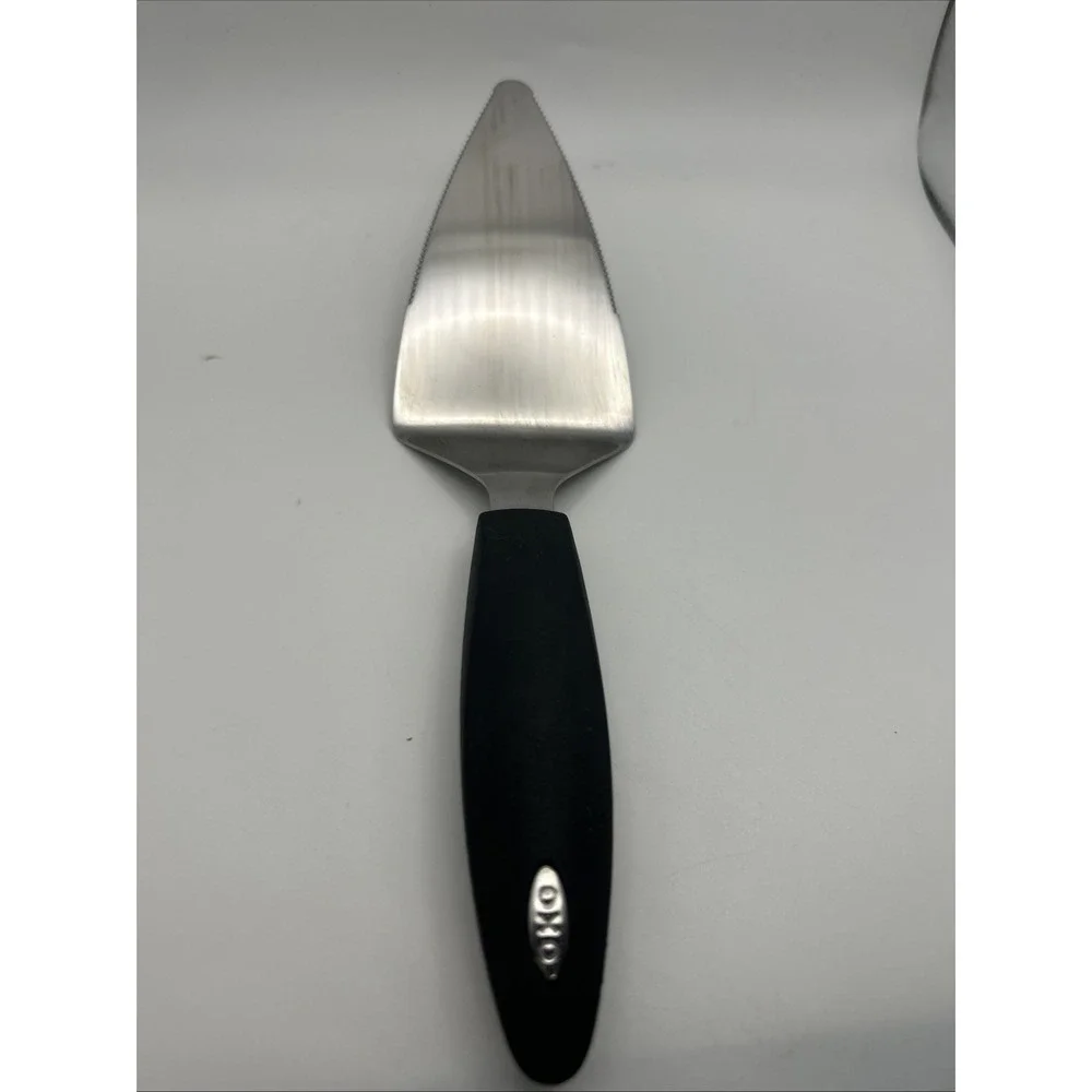 OXO Stainless Steel Pie Server Serrated Cake Slice Dessert Serving Spatula